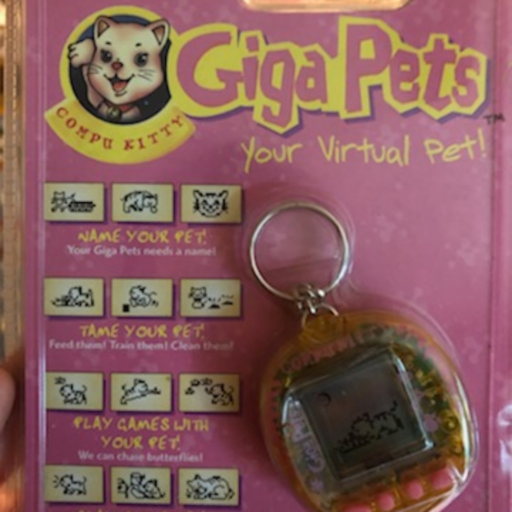 Rare 1997 compu kitty gigapet